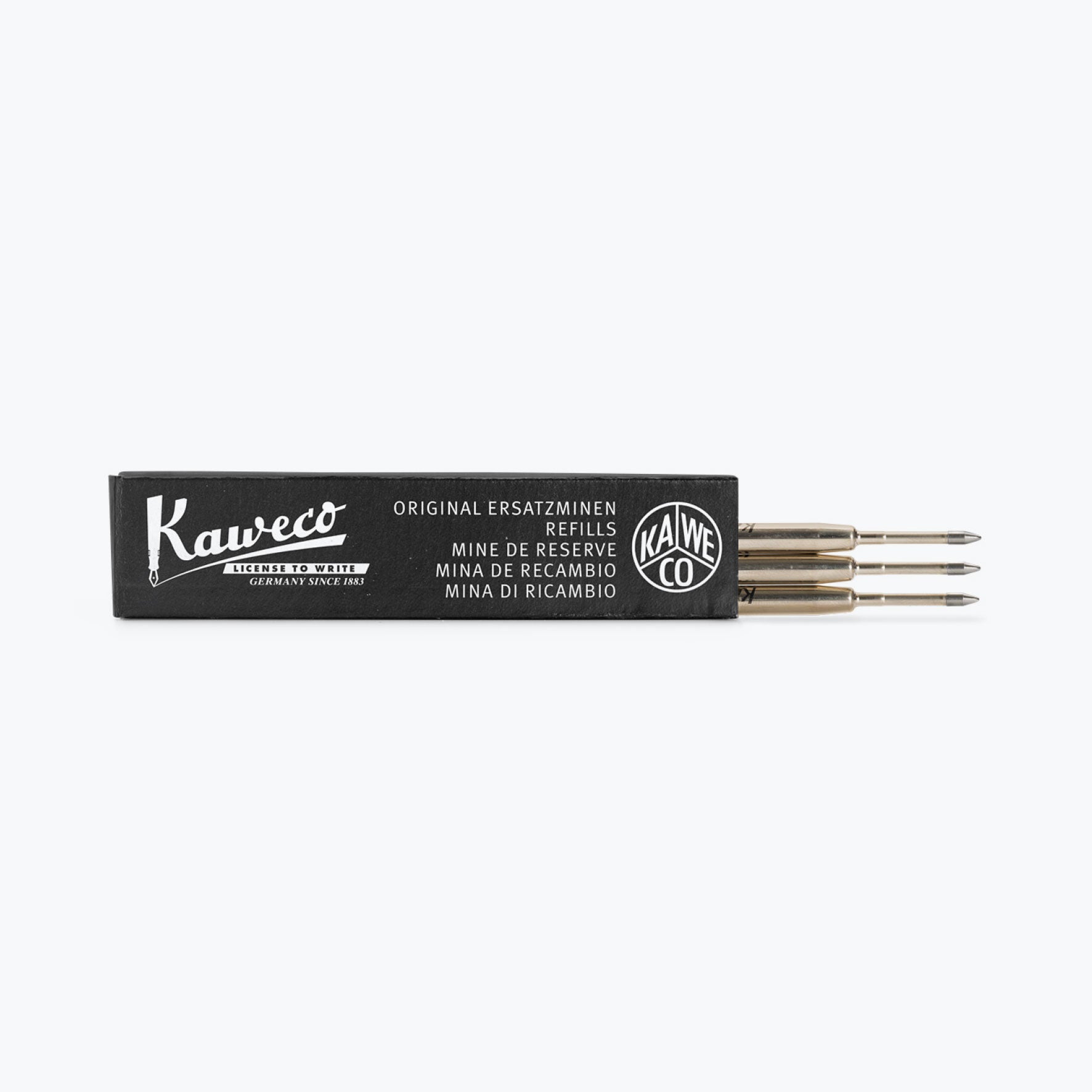 Kaweco Ballpoint Pen Refill G2 Size Black Ink 1.4mm - 3 Pack Refills for Smooth Writing | Perfect for Journals, Planners & Everyday Use
