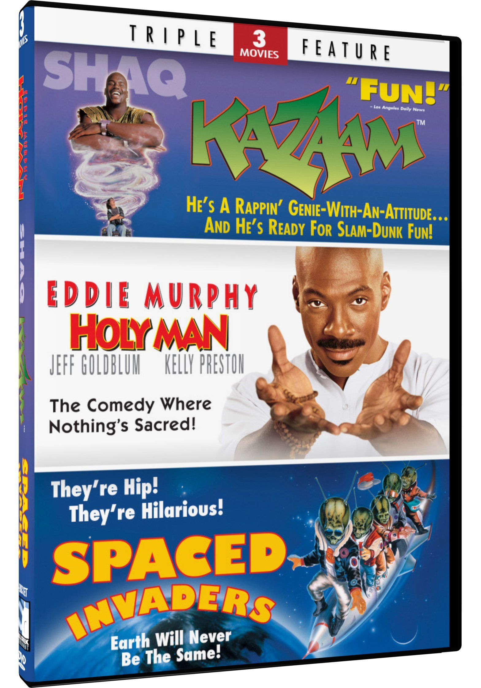 Holy Man, Kazaam, Spaced Invaders - Classic Comedy Movies Collection for Family Movie Night and Nostalgic Entertainment