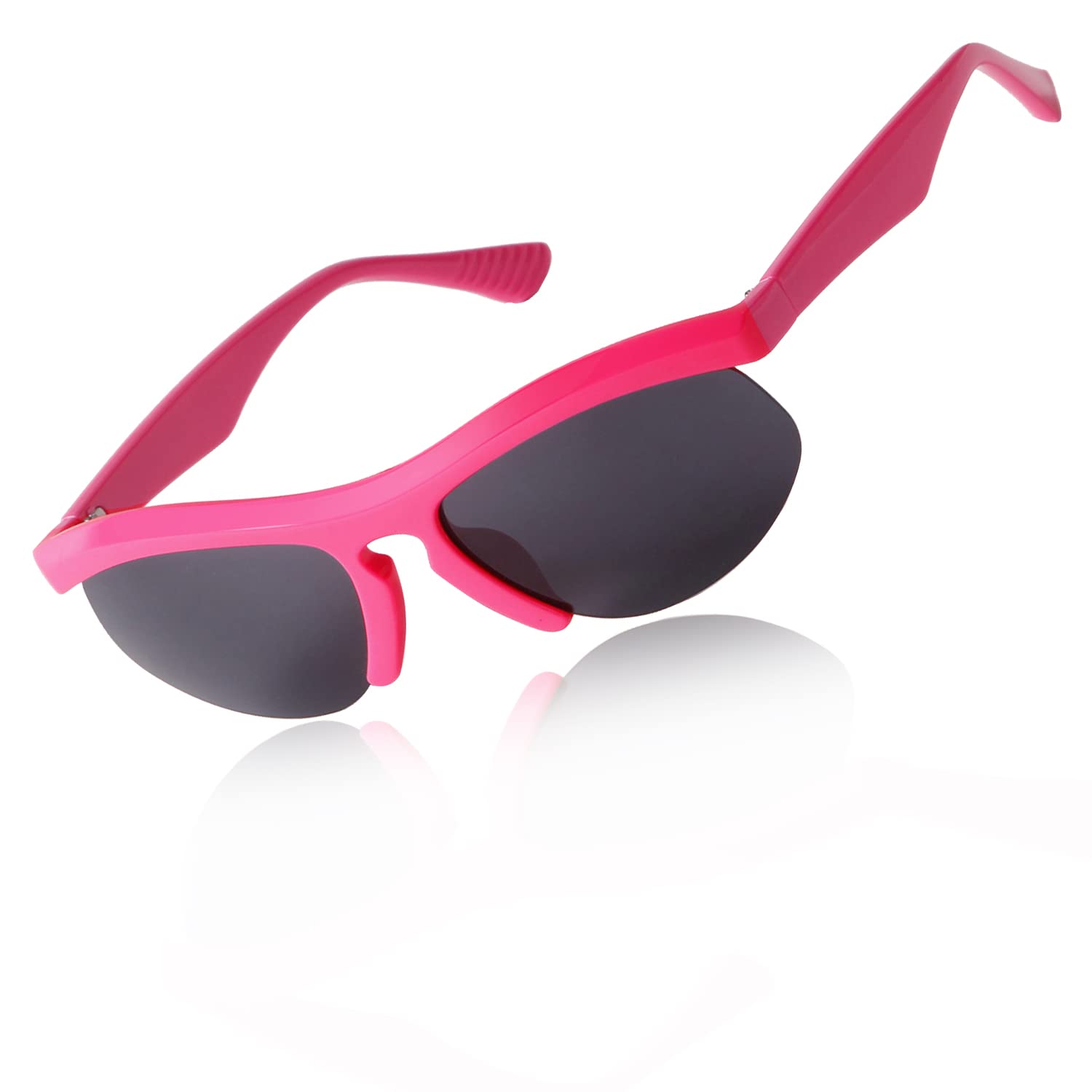 SDINM Y2K Sunglasses for Women & Men - Trendy Rectangle Sport Sunglasses with Futuristic Semi-Rimless Design - Perfect for Running, Cycling, Beach & Outdoor Activities