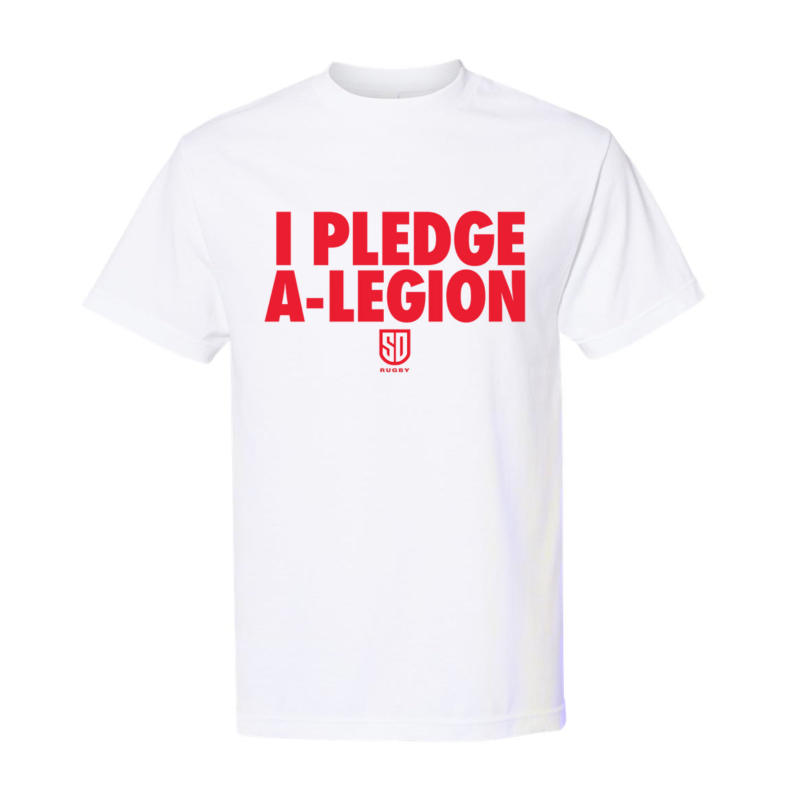 American Flag Patriotic White T-Shirt - I Pledge Allegiance Legion Tee for Men & Women - Perfect for 4th of July, Veterans Day & Patriotic Events