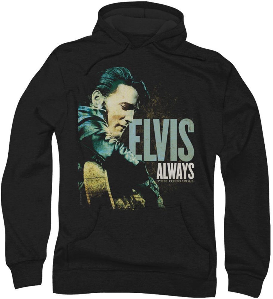 Elvis Presley Men's Always The Original Hoodie - Vintage Rock & Roll Sweatshirt for Casual Wear & Concerts