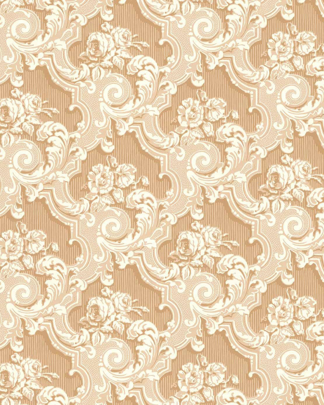 Lim & Handtryck Wallpaper - Fågelsjö Farmhouse Light Yellow/Yellow - Perfect for Living Room, Bedroom & Home Decor
