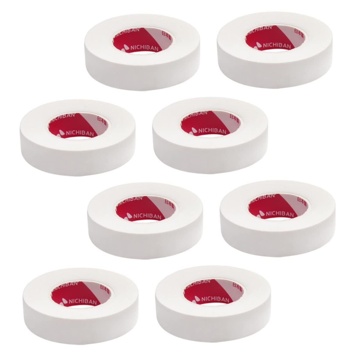 Beatifufu Salon Eyelash Tape - 8 Rolls White Lash Extension Tapes for Professional Eyelash Extensions | Medical-Grade, Breathable & Easy to Apply | Perfect for Beauty Salons, DIY Lash Artists & Home Use