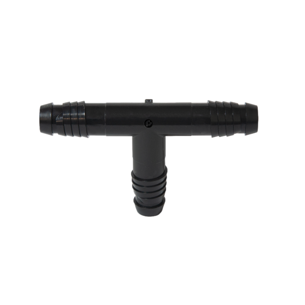 Pro Trade PT SPF TEE50 1/2 Inch Spiral Barb Tee - 10 Piece Pack for Plumbing & Irrigation Systems - Perfect for Water Supply Lines, Sprinkler Installations & Drip Irrigation
