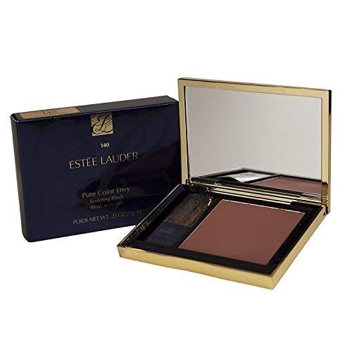 Estee Lauder Pure Color Envy Sculpting Blush - 140 Alluring Rose | Long-Lasting Powder Blush for Cheeks | Natural Flush for Day & Night Makeup Looks