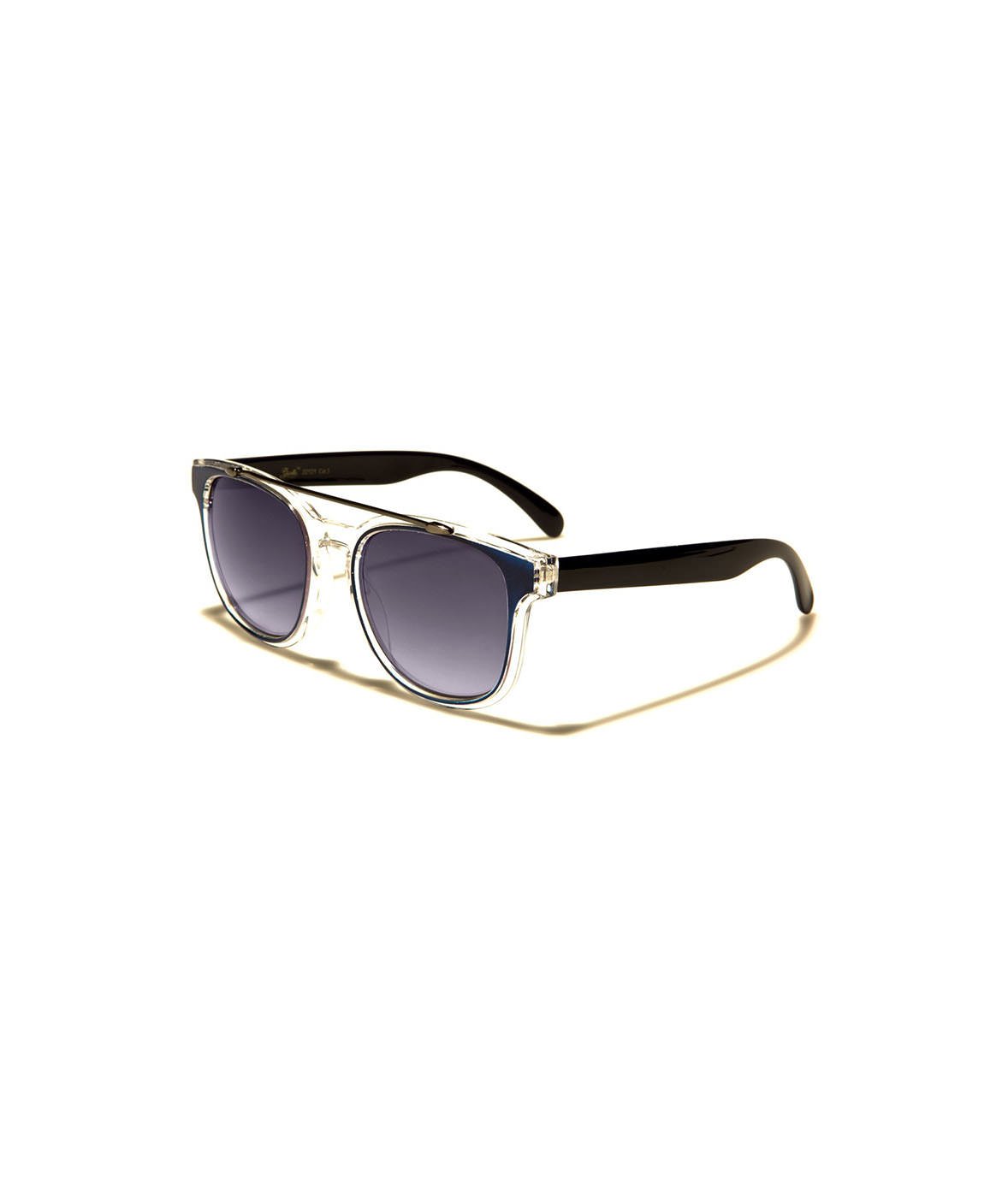 Nayked Apparel Clear Frame Sunglasses for Men & Women - UV Protection, Lightweight & Stylish - Perfect for Beach, Driving & Outdoor Activities