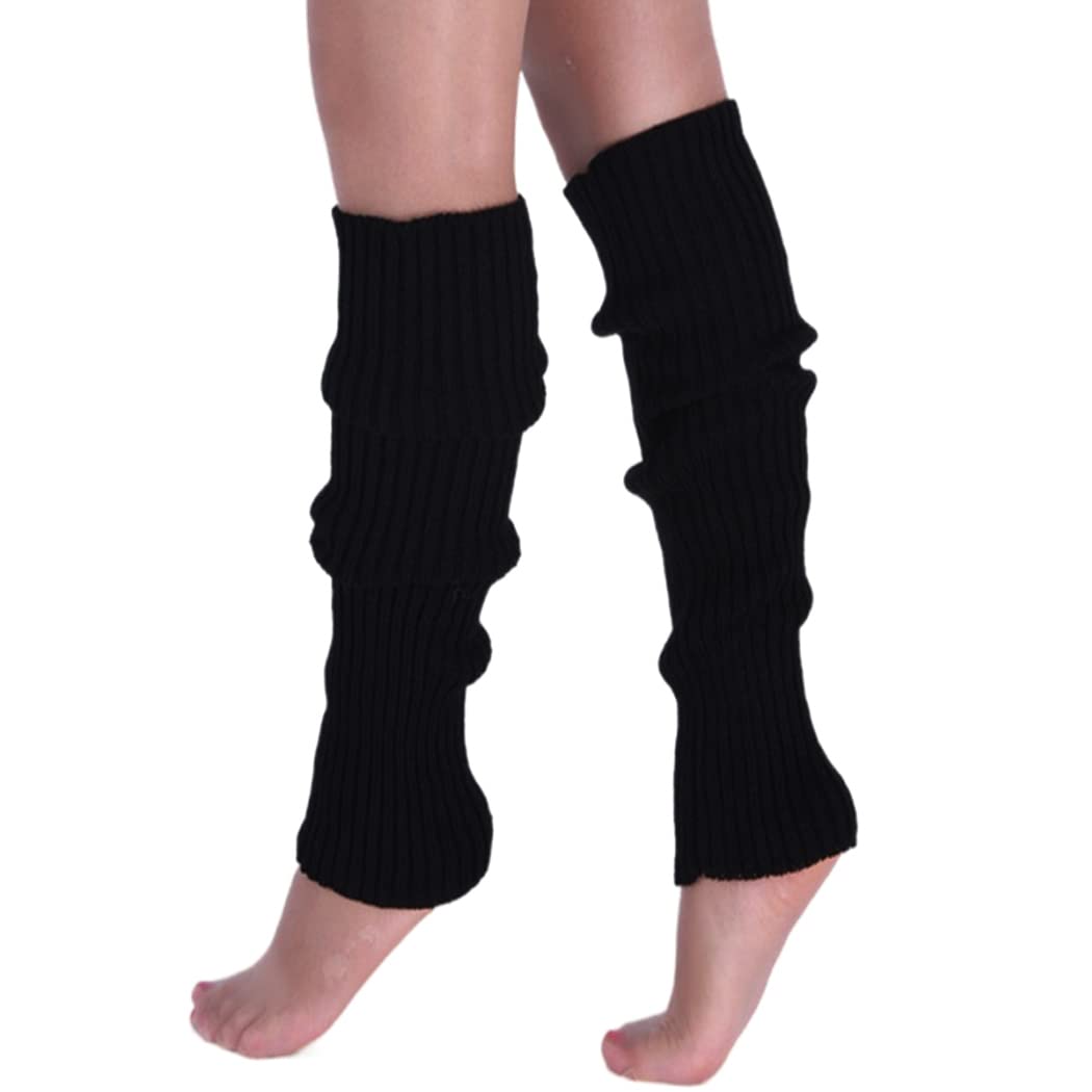 Kakaco Long Knit Leg Warmers for Women & Girls - Ribbed Footless Socks - Winter Fashion Accessories for Boots, Dance, Yoga & Cold Weather Outfits