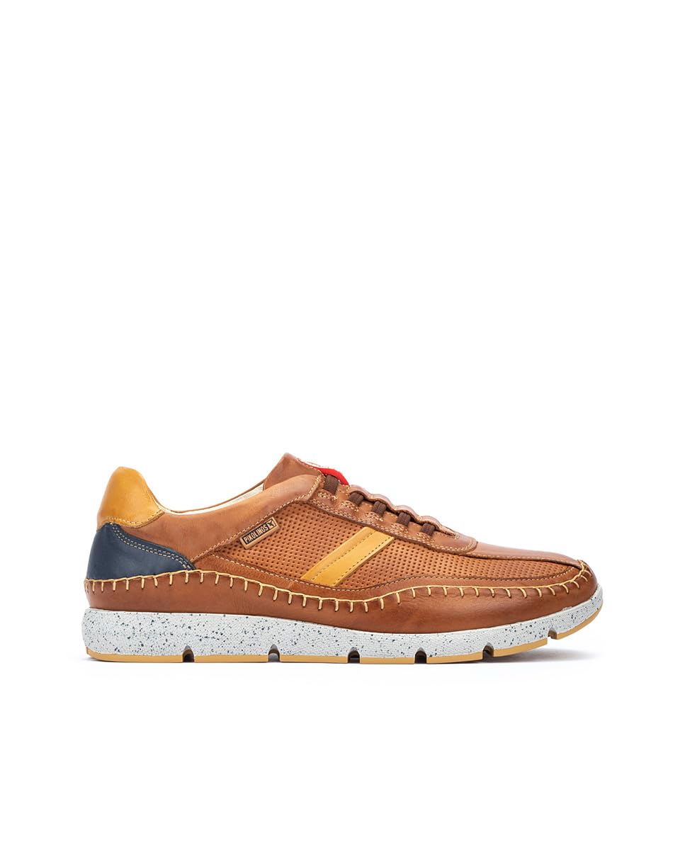 PIKOLINOS Men's Leather Sneakers - Comfortable & Stylish Casual Shoes for Walking, Travel & Everyday Wear