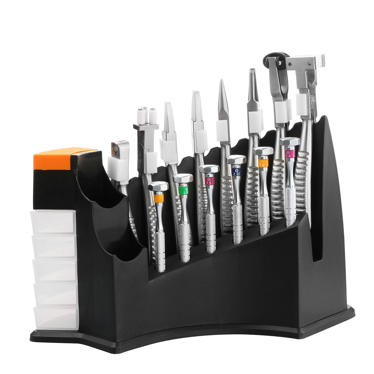 Premium 14-Piece Optical Eyeglass Repair Tool Kit - Stainless Steel Glasses Repair Set with 8 Pliers & 6 Screwdrivers | Professional Eyewear Maintenance for Home, Office & Travel Use