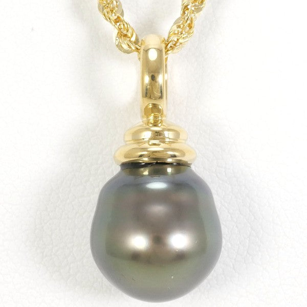18K Yellow Gold Pearl Necklace for Women - Elegant Bridal Jewelry, Wedding Gift & Anniversary Present - Perfect for Formal Events, Date Nights and Special Occasions