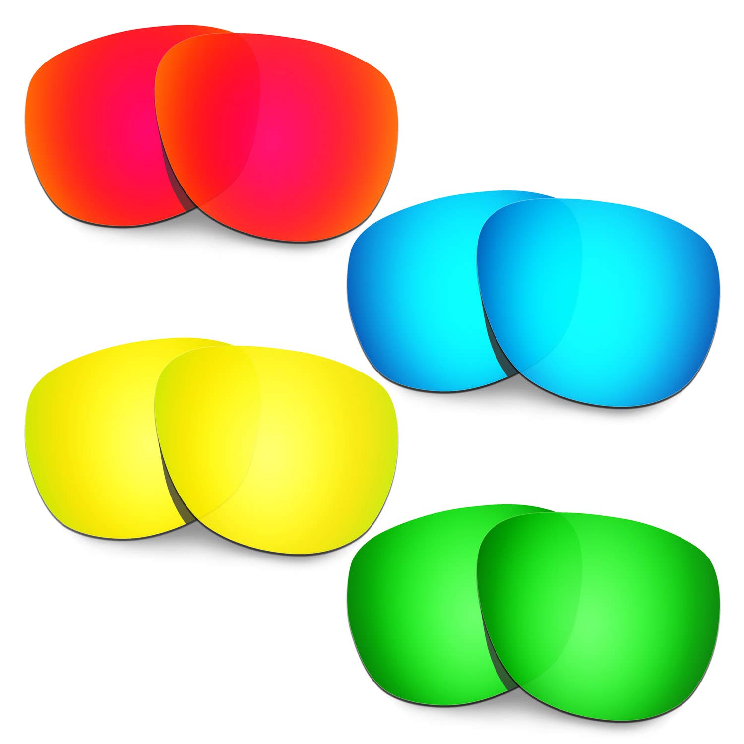 HKUCO Replacement Lenses for Oakley Crossrange R Sunglasses - UV Protection Polarized Lens - Perfect for Running, Cycling & Outdoor Sports