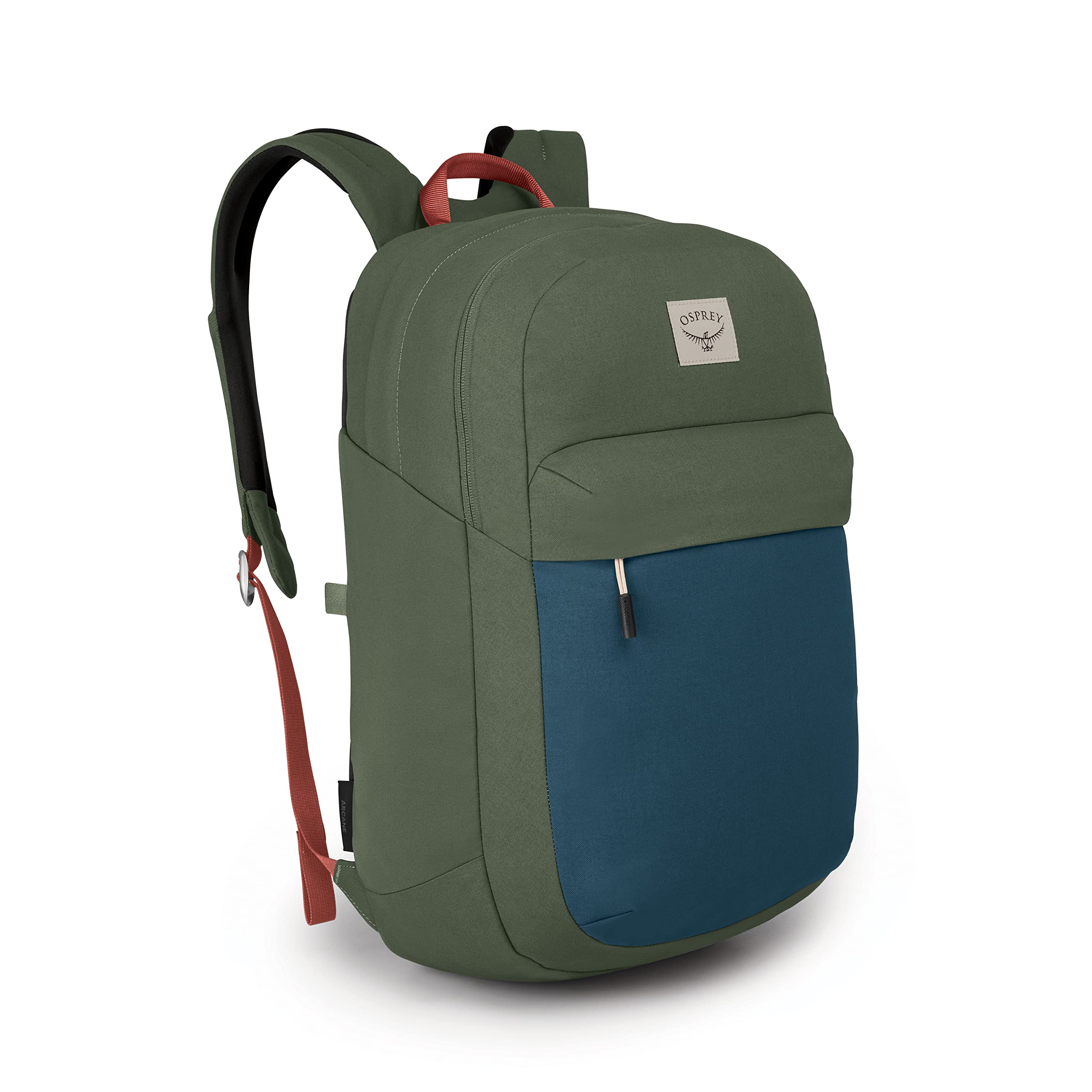 Osprey Arcane Extra Large Day Laptop Backpack - 30L Capacity, Water-Resistant, Haybale Green/Stargazer Blue - Perfect for Work, Travel & College | Fits 17
