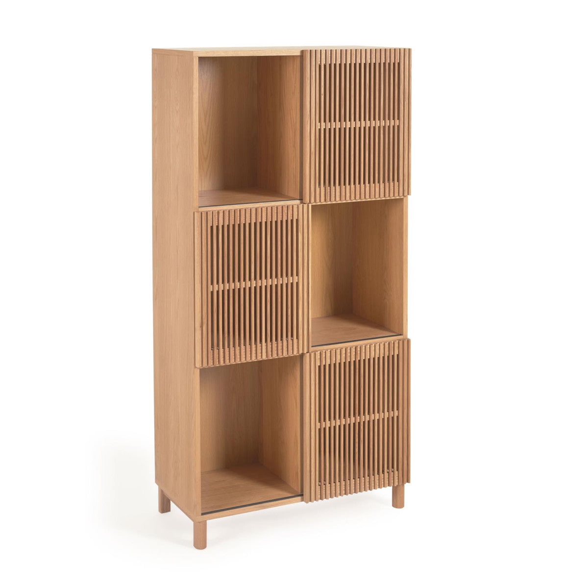 Beyla Glass Display Cabinet - Modern Curio Cabinet for Living Room, Dining Room & Office - Showcase Collectibles, China, or Decor
