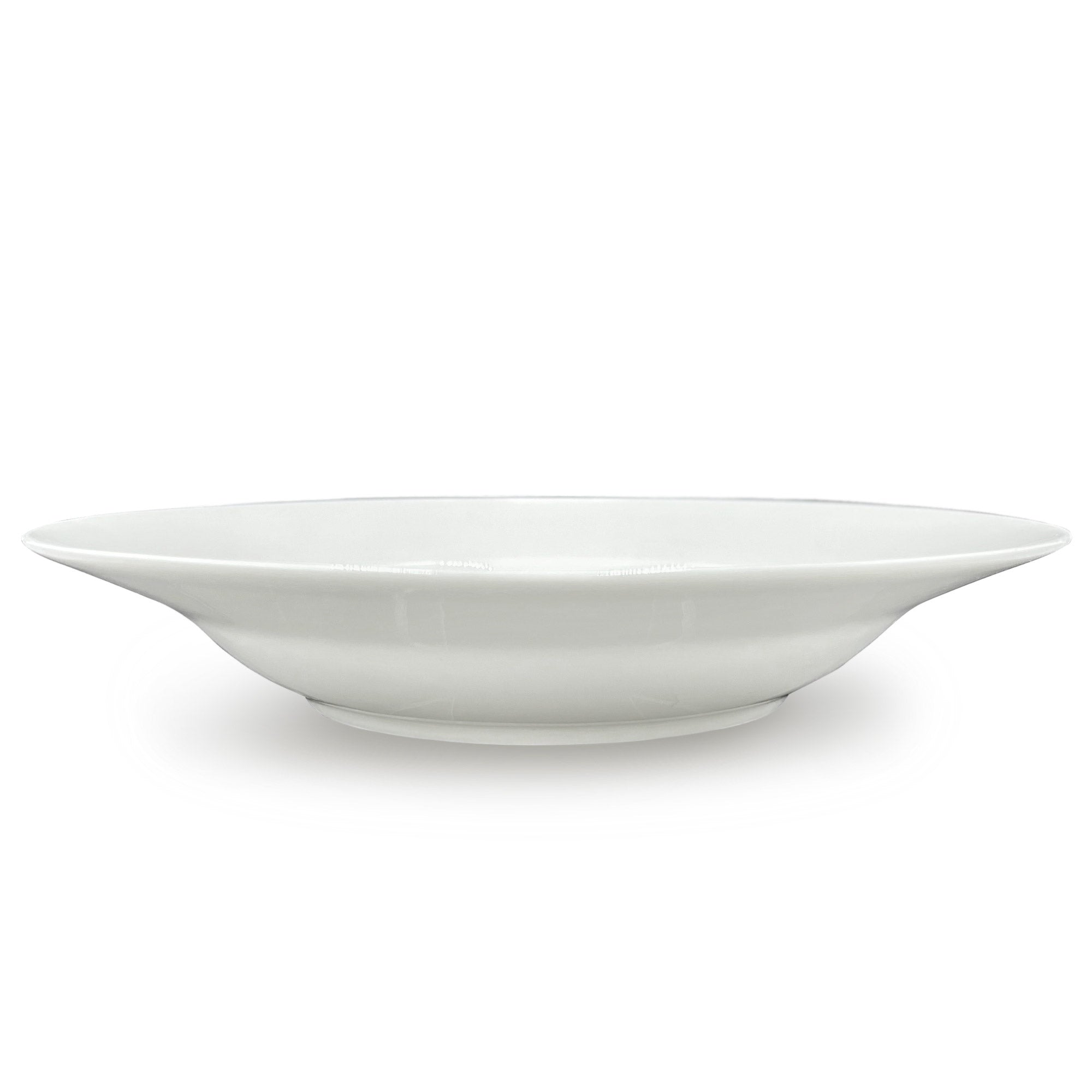 Premium Lucerne White Rim Soup Bowl - Elegant Porcelain Dish for Soups, Stews & Cereals - Perfect for Dining, Entertaining & Restaurant Use