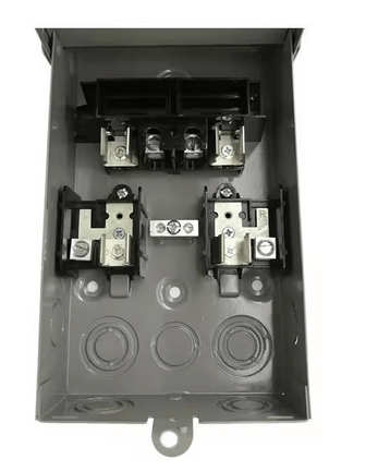 60A Fused Disconnect Switch - Heavy Duty Electrical Safety Switch for Industrial & Commercial Use - Perfect for HVAC, Motor Control & Power Distribution Systems