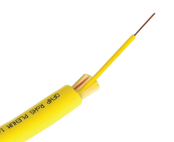 High-Performance Micro Distribution Plenum Fiber Optic Cable - Single Mode 2 Strand for Indoor Use | Ideal for Data Centers, Office Networks & Telecom Installations