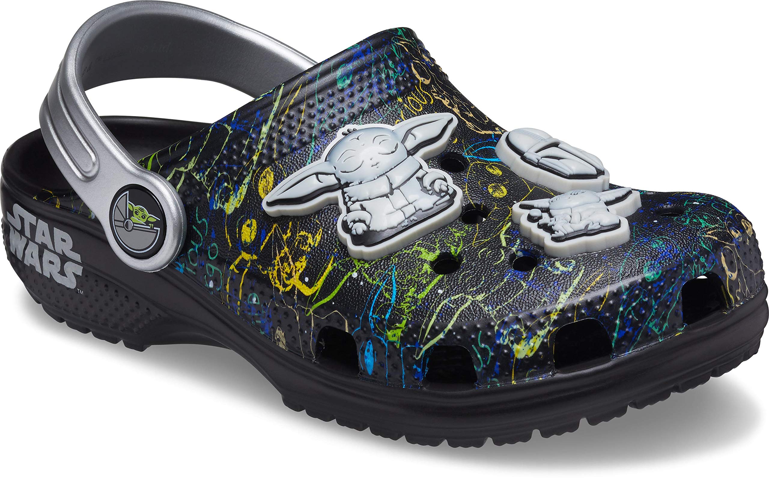 Crocs Unisex Kids Classic Star Wars Clogs - Lightweight & Comfortable Water Shoes for Boys & Girls, Perfect for Beach, Pool & Outdoor Play