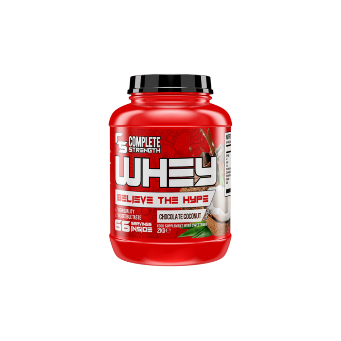 Complete Strength Whey Protein Concentrate 2kg (4.4lb) - High Protein Powder for Muscle Growth & Recovery - Ideal for Post-Workout, Weight Training & Fitness Enthusiasts