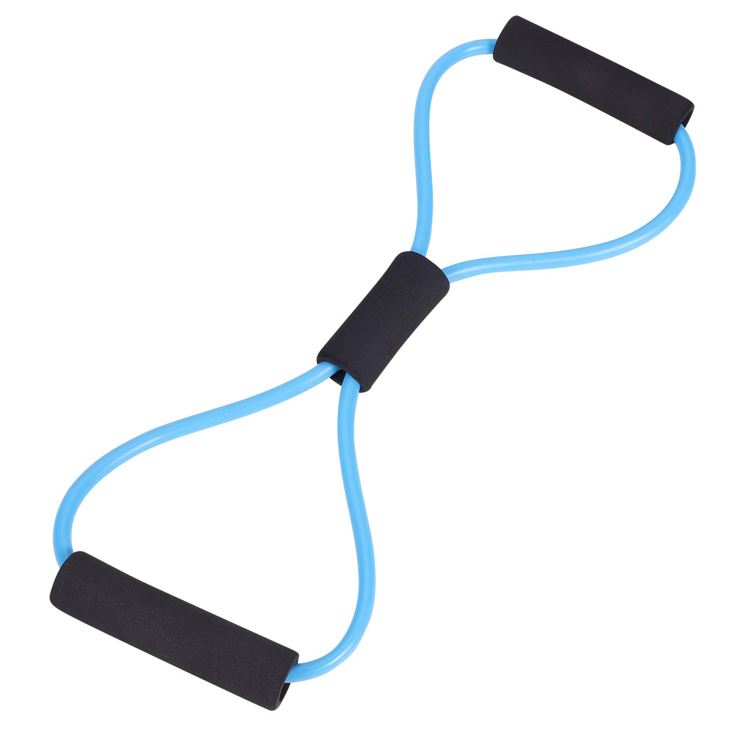 Ultra Toner Resistance Band - Figure 8 Exercise Cord with Padded Handles for Home Workout, Yoga, Pilates, Strength Training | Body Building & Fitness Equipment for Arms, Pull Ups & Full Body Toning