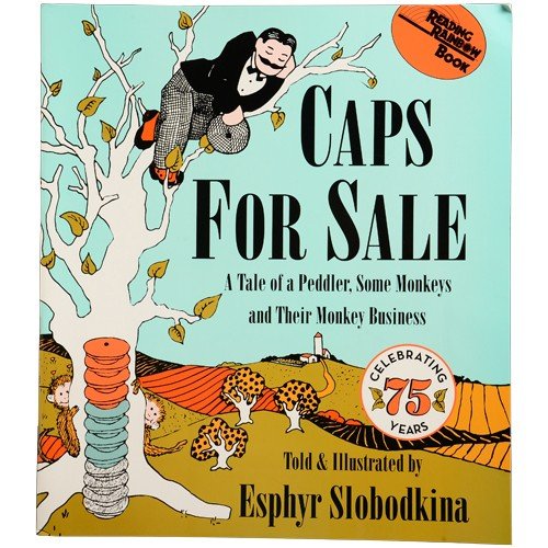 Caps for Sale Hardcover Book - Classic Children's Story for Bedtime Reading