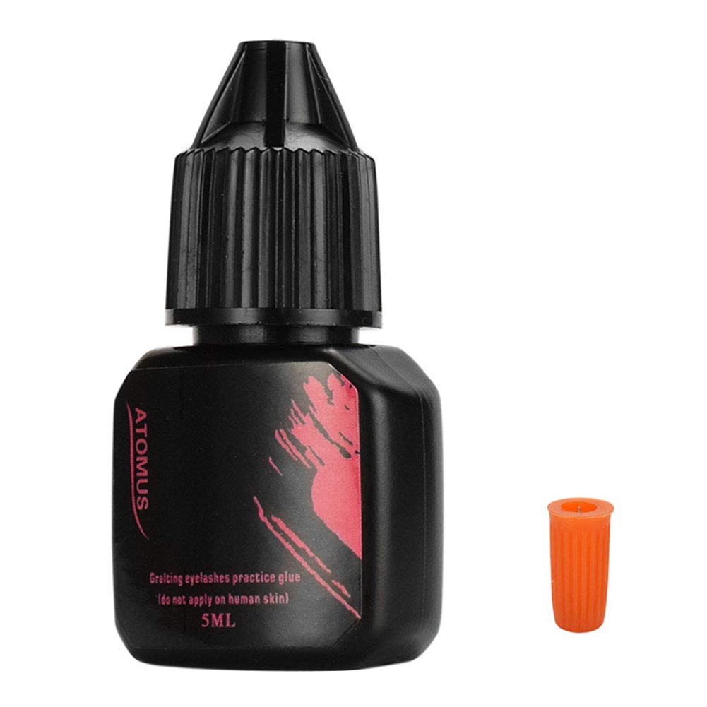 Professional Quick Dry Eyelash Glue - Black False Eyelash Adhesive for Extensions & Practice | Beginner Friendly, Long Lasting Hold | Perfect for Daily Wear, Special Occasions & Salon Use