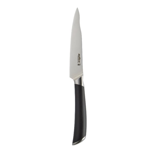 Zyliss Comfort Pro 4.5 Inch Serrated Paring Knife - Sharp Stainless Steel Blade for Peeling, Slicing Fruits & Vegetables - Perfect for Kitchen, Camping & Picnics