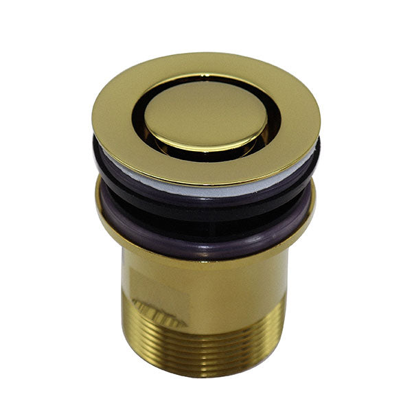 ART Australia Basin Pop Down® Universal Sink Plug and Waste - 32/40mm Brushed Gold Finish - Perfect for Bathroom & Kitchen Sink Drainage