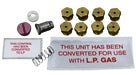 Natural Gas to LP Conversion Kit - NRE #063101 for Grills, Heaters & Outdoor Appliances