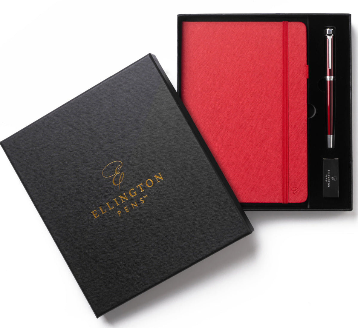 Premium Scarlet Slate Journal and Pen Gift Set - Elegant Writing Notebook with Pen for Women & Men - Perfect for Journaling, Note Taking, and Creative Writing - Ideal Office, School, and Travel Companion