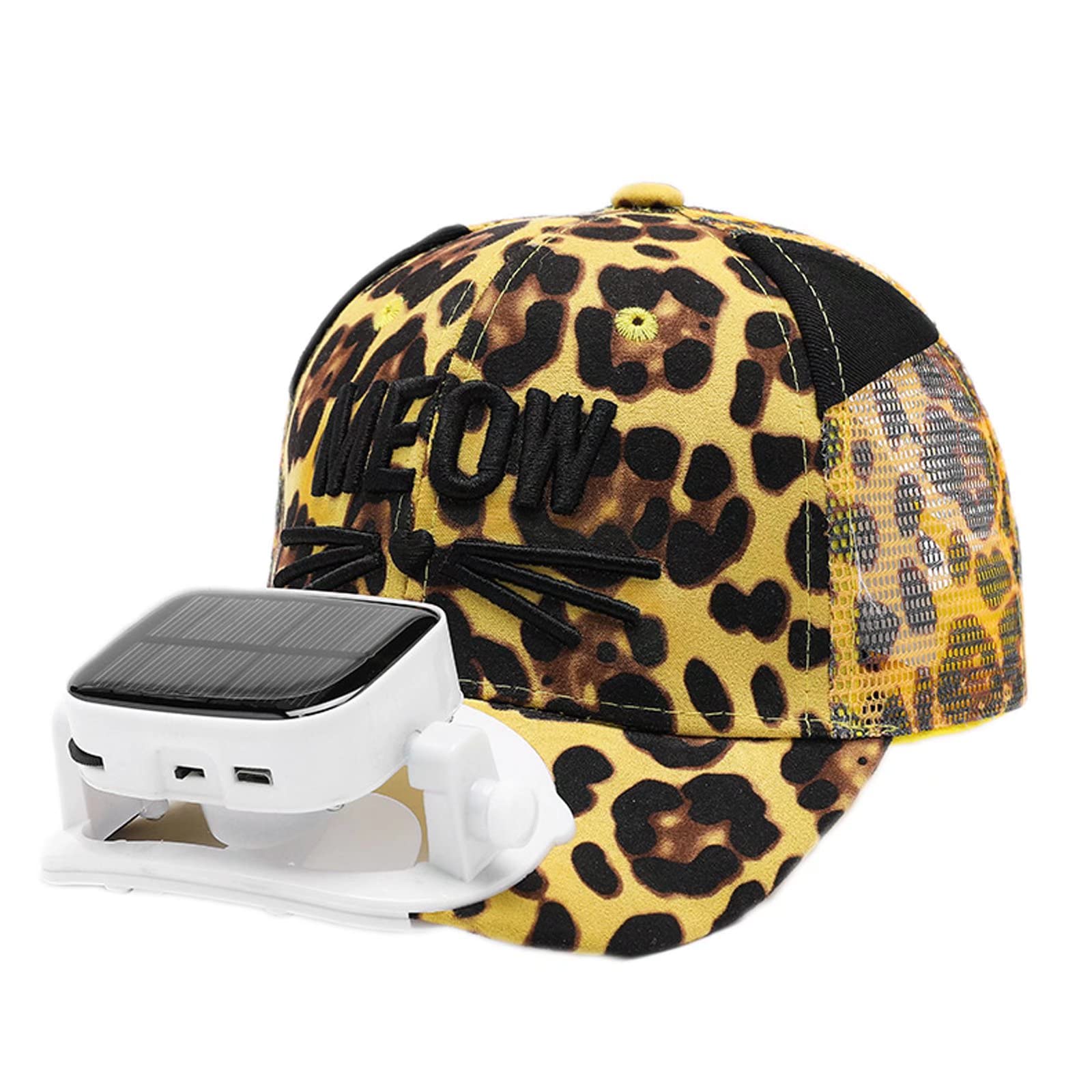 Solar Powered Cooling Fan Hat for Outdoor Sports, Travel & Camping - UV Protection Sun Hat for Hiking, Golf, Fishing & Beach Activities