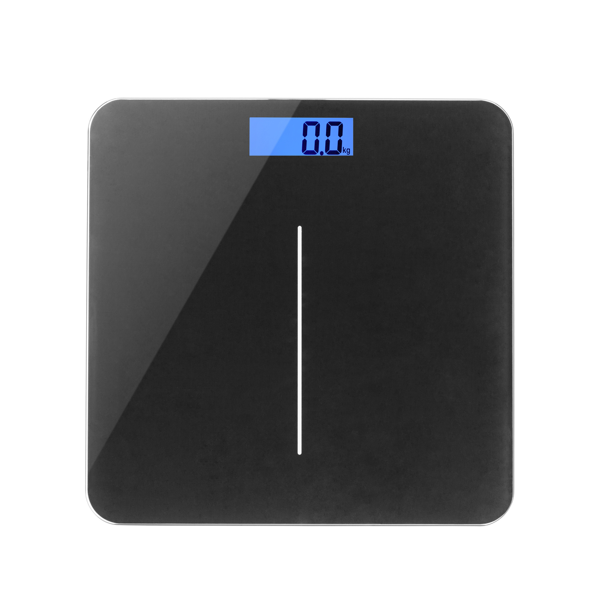 Smart Digital Bathroom Scale - Accurate Body Weight Measurement with Auto Step-On Technology, Ultra Slim Design in Black - Perfect for Home Gym, Health Tracking & Fitness Enthusiasts