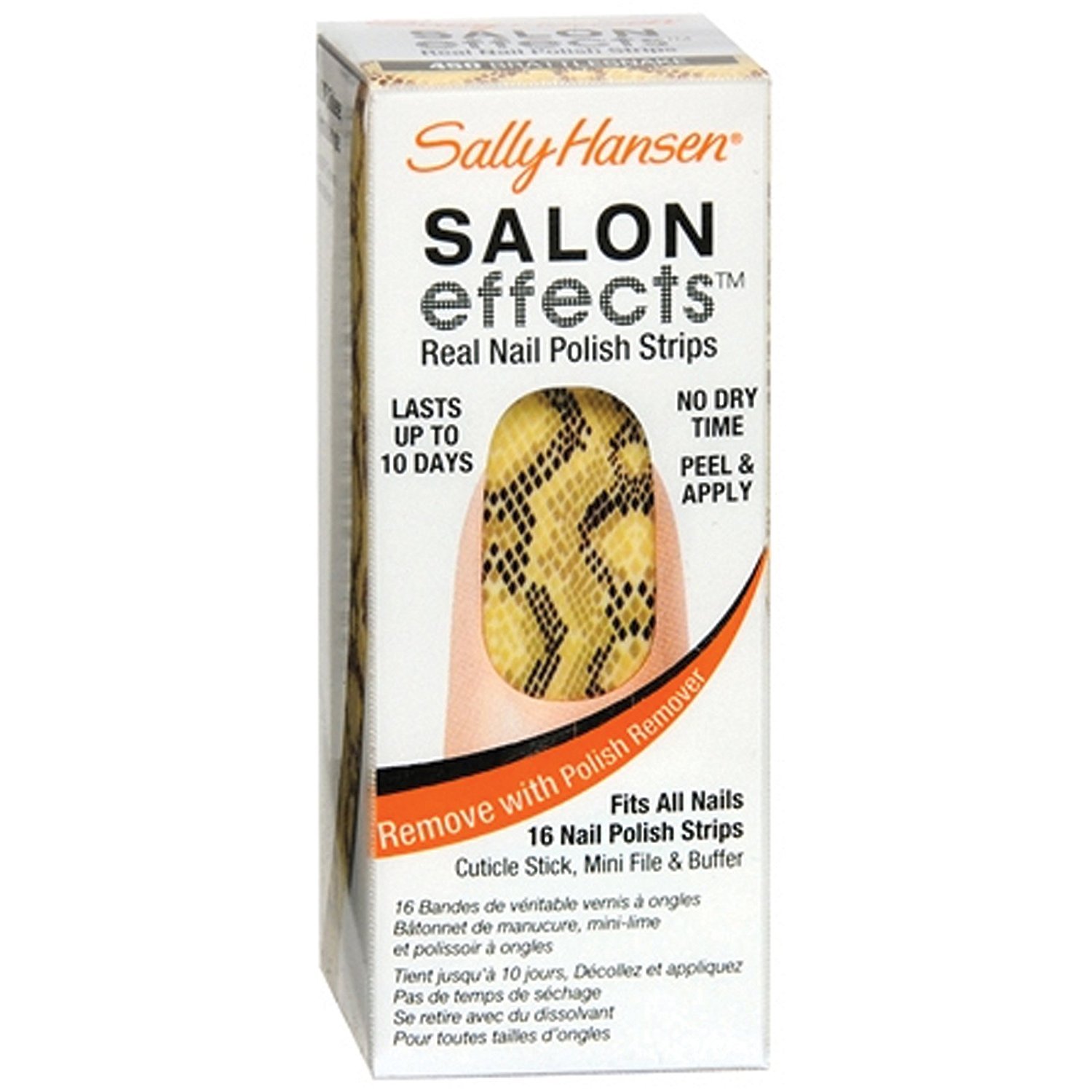Sally Hansen Nail Polish Strips - Battlesnake for Salon-Quality Manicures