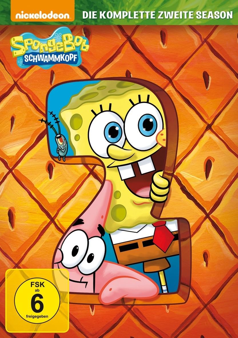 SpongeBob SquarePants Season 2 DVD - Complete Episodes Collection | Nickelodeon Cartoon Series for Kids & Adults | Perfect for Family Movie Nights & Birthday Gifts