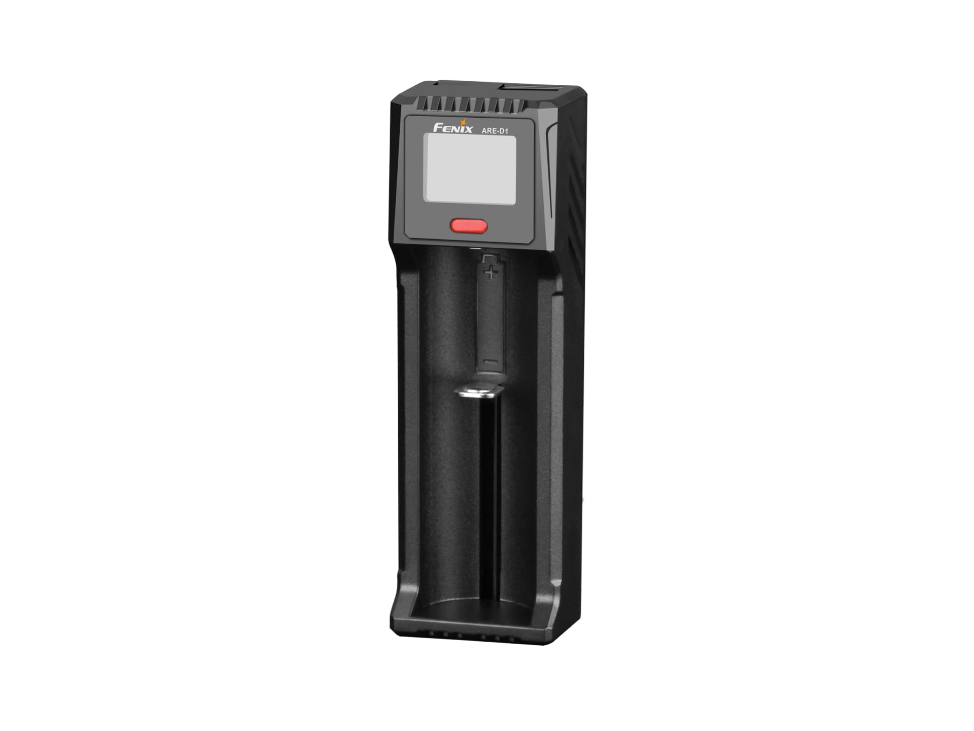 Fenix ARE-D1 Single Channel Smart Battery Charger for 18650 Li-ion Rechargeable Batteries - Perfect for Flashlights, Vapes, and Electronic Devices
