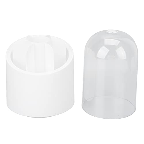 DUHJ Covered Makeup Brush Holder - Large Capacity Beveled Cosmetic Organizer for Brushes | Keep Bathroom Vanity & Bedroom Tidy | Perfect for Makeup Artists & Beauty Enthusiasts