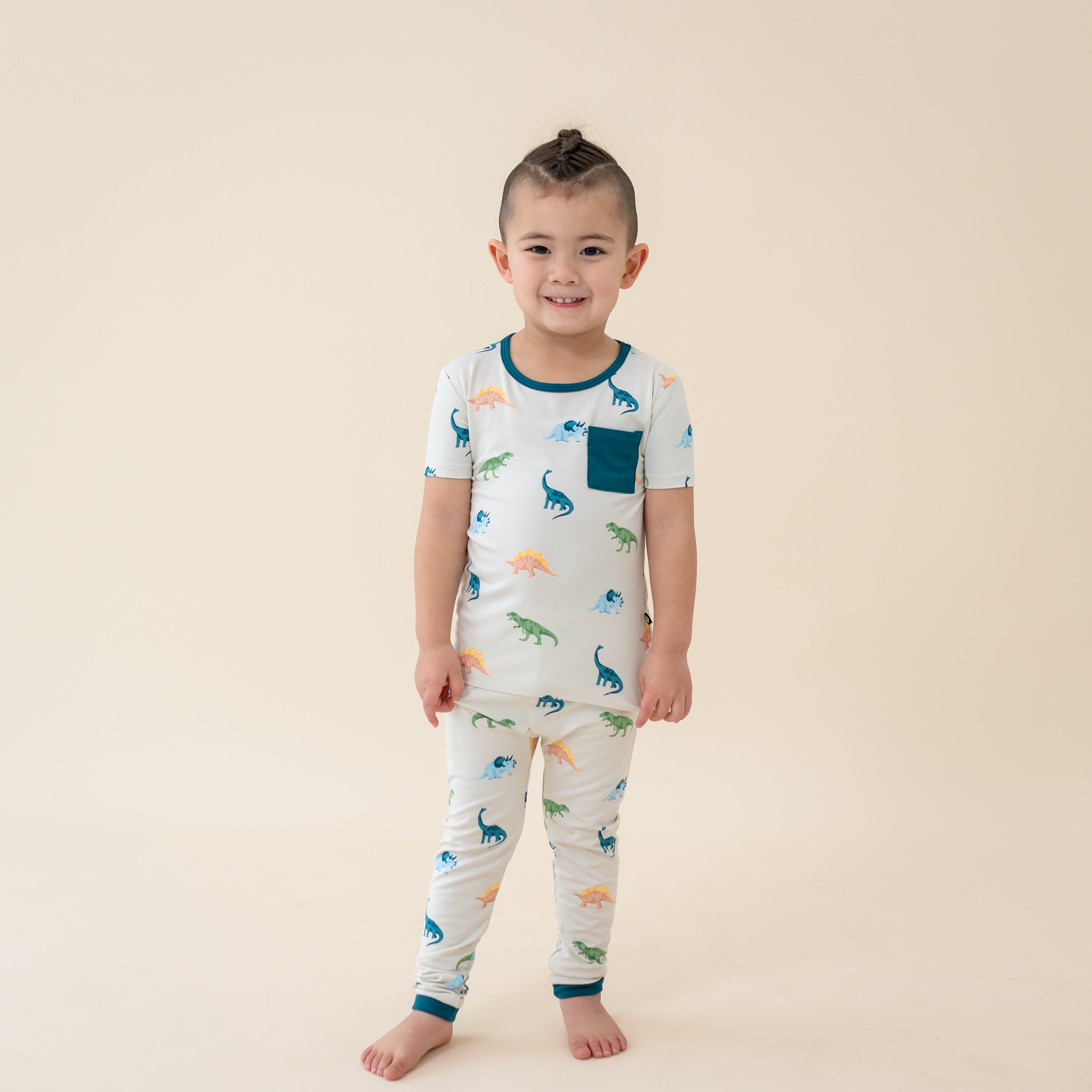 Soft Short Sleeve Pajama Set with Pants - Breathable Cotton Sleepwear for Women & Men | Perfect for Cozy Nights, Lounging at Home, and Travel Comfort