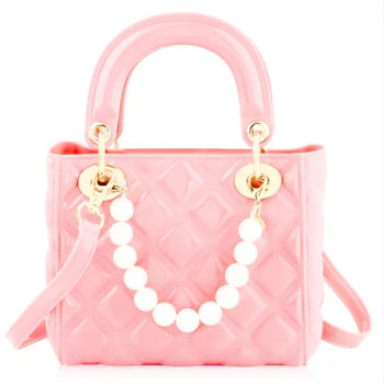 Hadley Pearl Crossbody Purse in Light Pink - Stylish & Compact Handbag for Women, Perfect for Daily Use, Travel, and Special Occasions