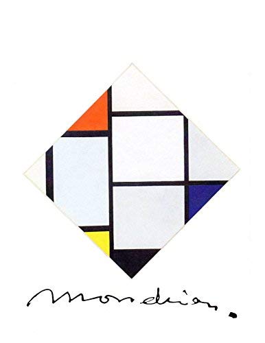 Piet Mondrian Art Note Cards - Set of 16 Blank Greeting Cards with Envelopes | Modern Abstract Design Stationery for Thank You Notes, Birthday Cards & Holiday Greetings (Perfect for Art Lovers & Home Decor)
