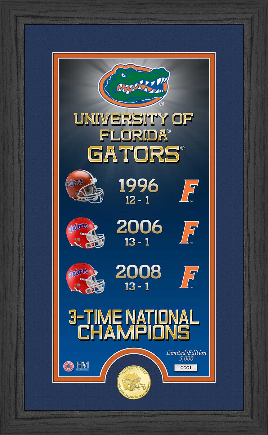 University of Florida Legacy Bronze Coin - Collectible UF Memorabilia with Panoramic Photo Mint - Perfect for Gators Fans, Alumni Gifts, and Home Decor