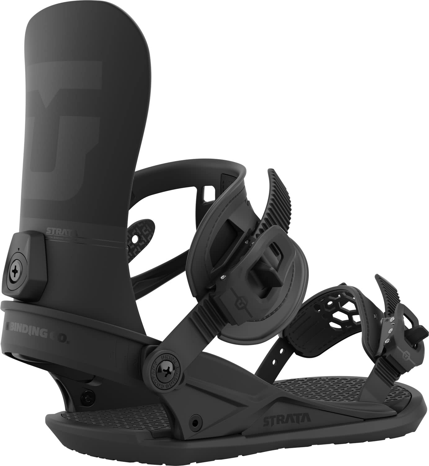 Union Strata Men's Snowboard Bindings - Adjustable & Responsive for All-Mountain Riding - Perfect for Freestyle, Powder & Park Performance