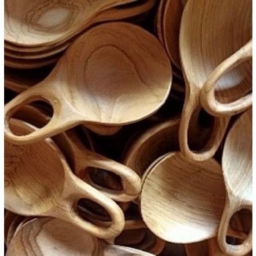 Premium Papoose Moon Scoops - Set of 6 Stainless Steel Measuring Spoons for Baking, Cooking & Coffee - Perfect for Measuring Spices, Powder & Liquid Ingredients