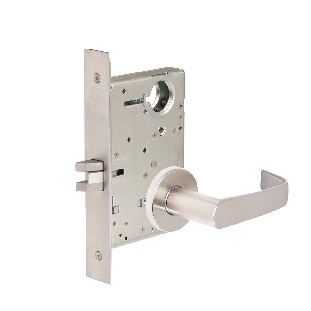 Corbin Russwin ML2010-NSB-626 Satin Chrome Lever Door Handle - Newport Passage/Hall/Closet Hardware in Stainless Steel & Brass | Durable for Residential & Commercial Use
