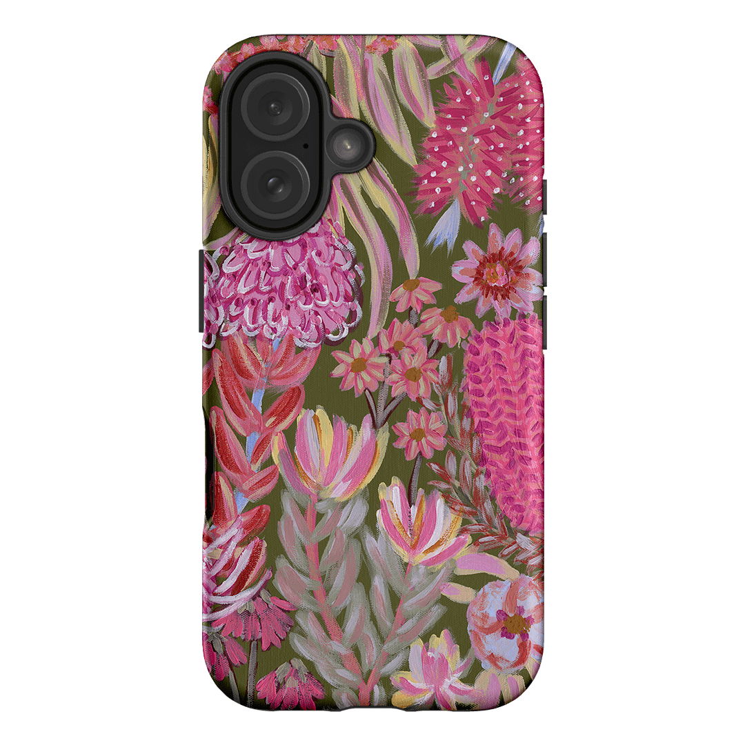 Floral Island Phone Case for iPhone 15 Pro Max - Waterproof Protective Cover with Cute Flower Design | Perfect for Beach Vacation, Summer Outings & Everyday Use