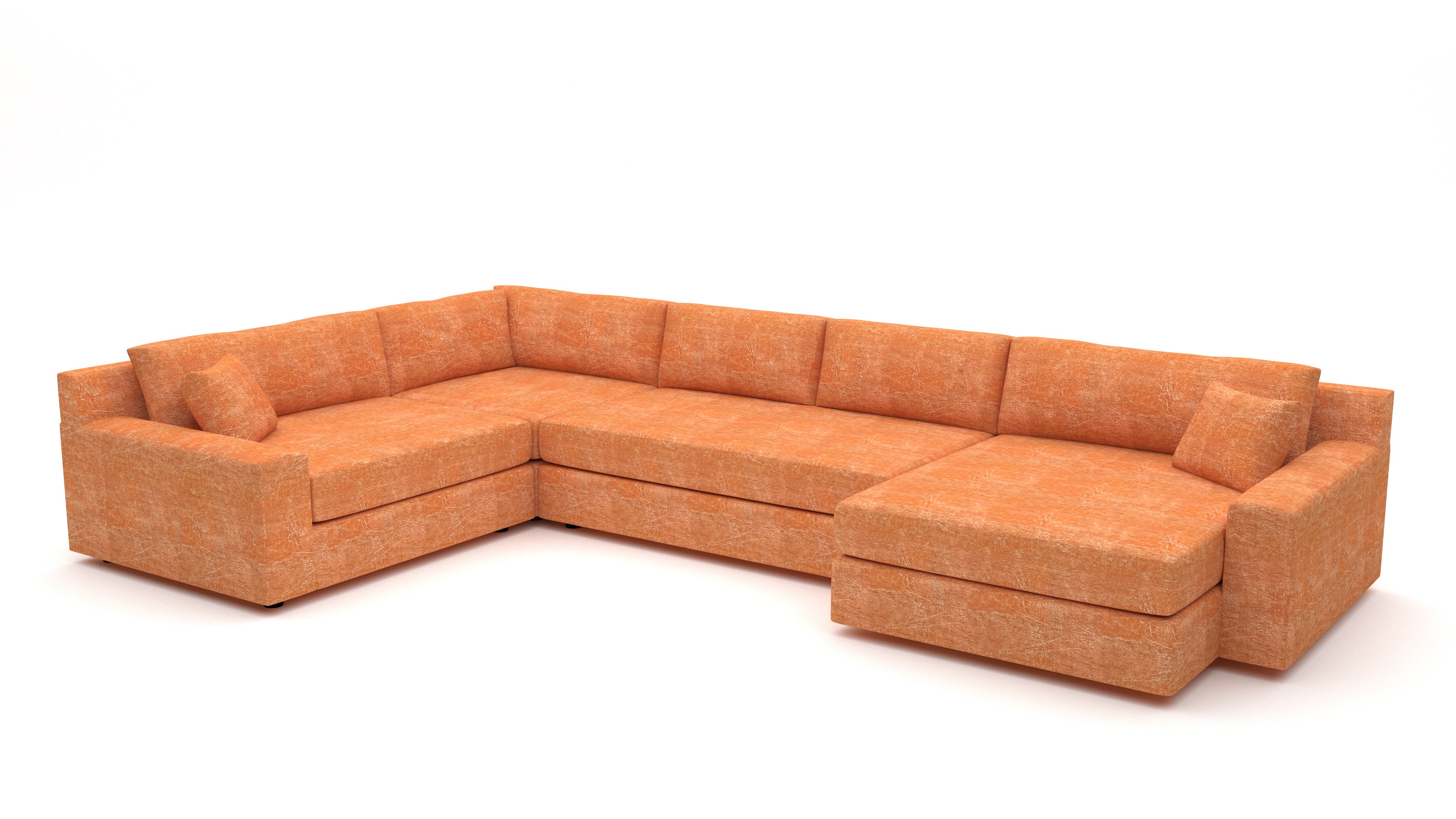 Lago Vista 182 Corner Sectional Sofa with Right Chaise Lounge - Modern Living Room Furniture for Small Spaces & Apartments
