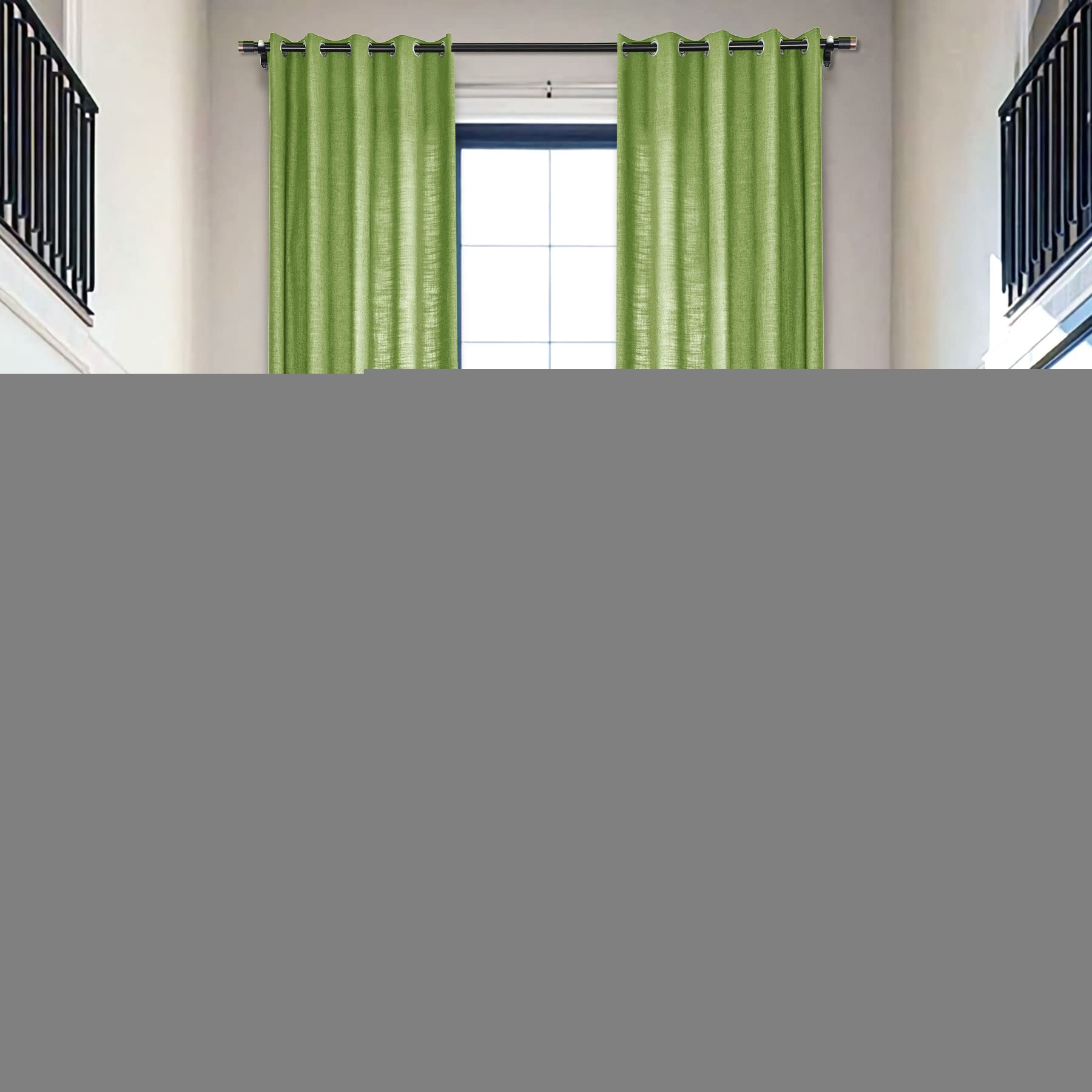 Premium Extra Long Linen Curtain Panels - 50
