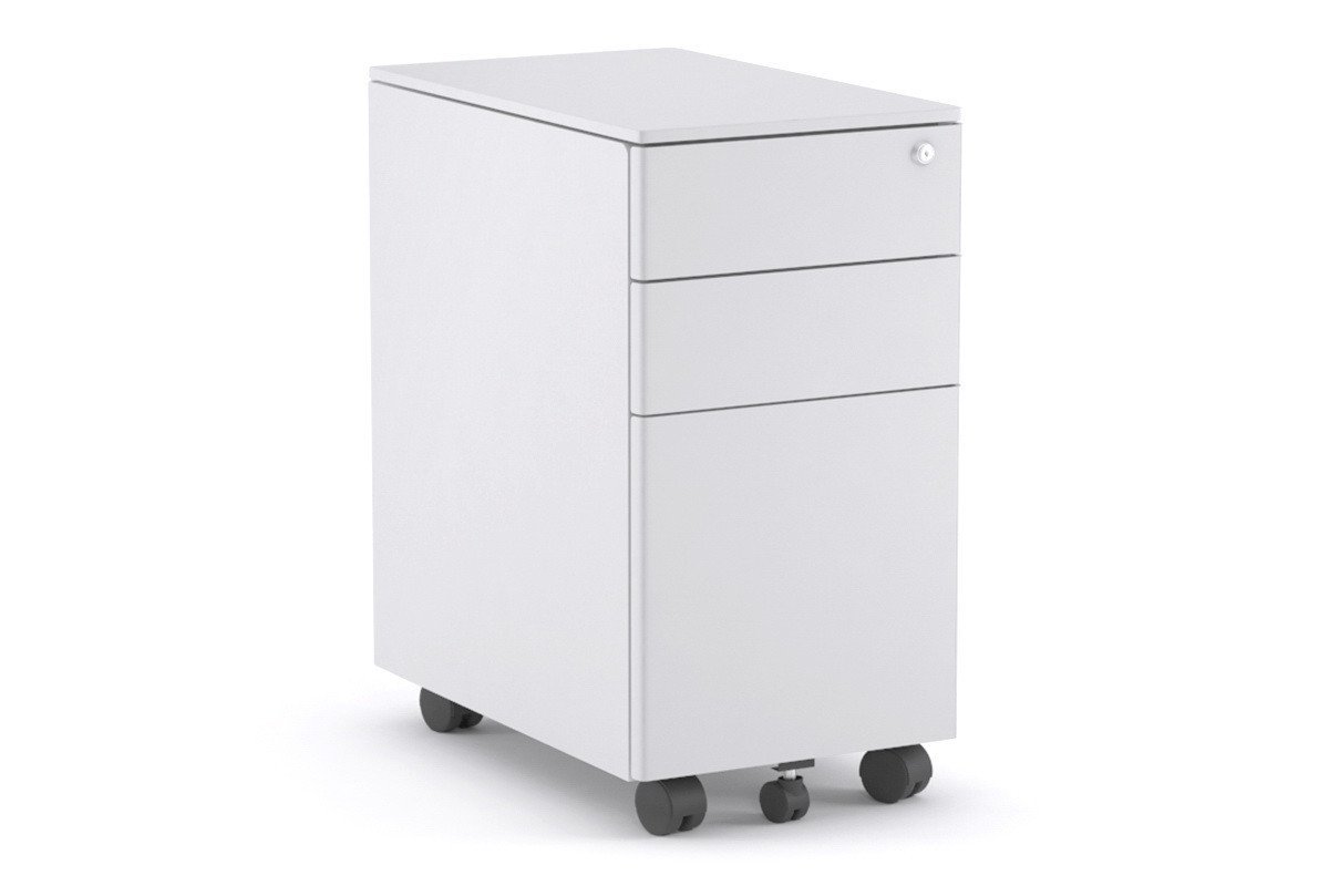 Slim Mobile Pedestal Stand - Adjustable Height Rolling Base for Monitors & TVs - Perfect for Office, Home, or Classroom Use