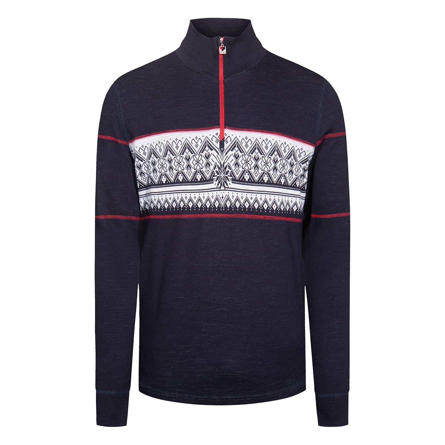 Dale of Norway Moritz Men's 100% Merino Wool Quarter Zip Knit Sweater - Warm Winter Pullover for Outdoor Activities & Casual Wear