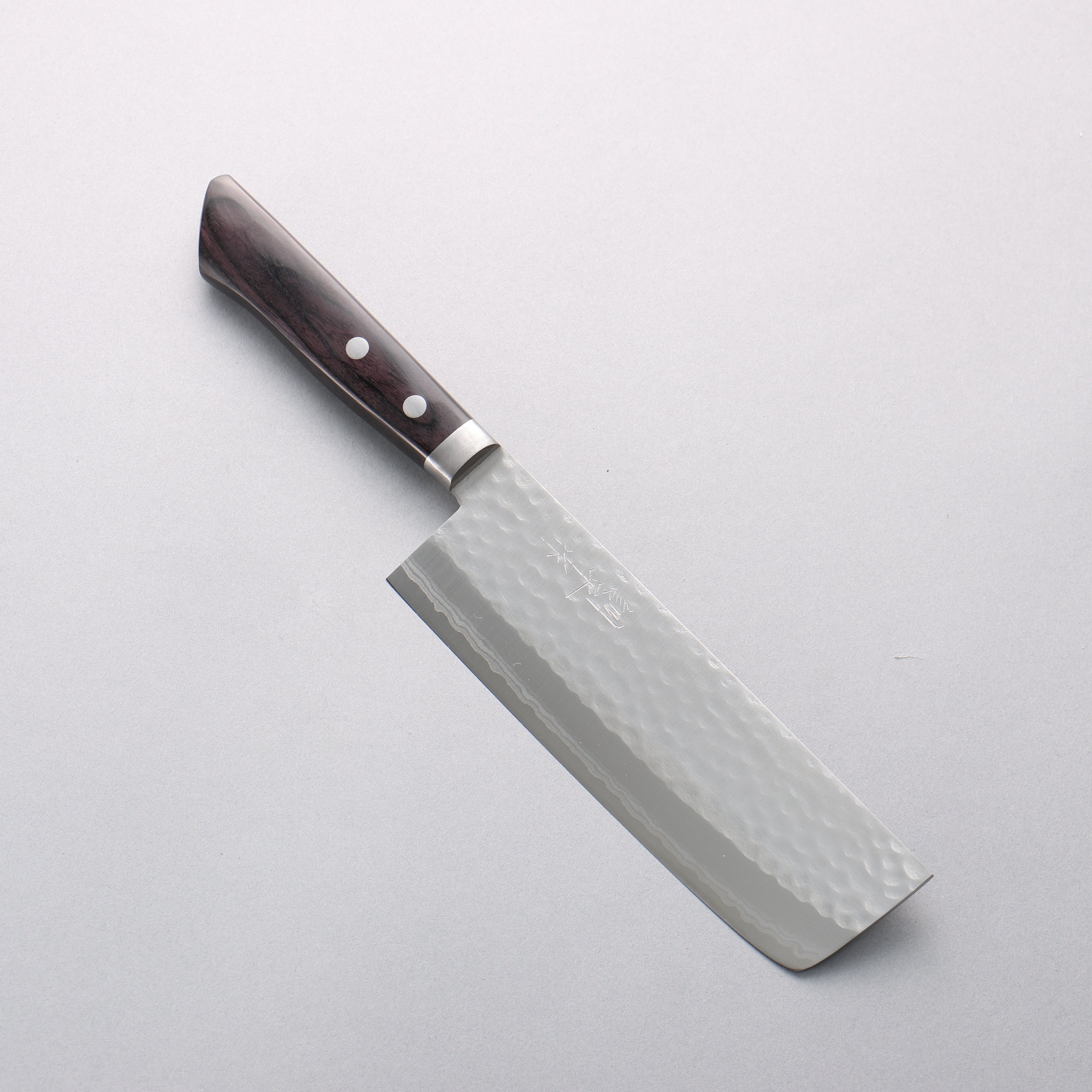 Premium Kunihira Kokuryu VG10 Damascus Nakiri Knife 165mm - Black Pakkawood Handle - Japanese Vegetable Knife for Professional Chefs & Home Cooking