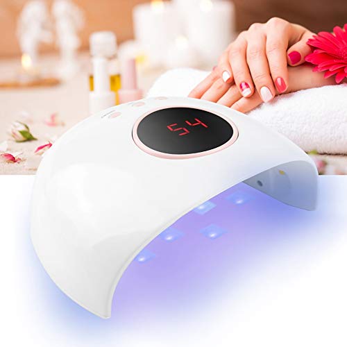 24W UV LED Nail Dryer for Gel Polish - Fast Drying Lamp for Hands & Feet - Professional Nail Art Tools Set - Perfect for Home & Salon Manicures & Pedicures