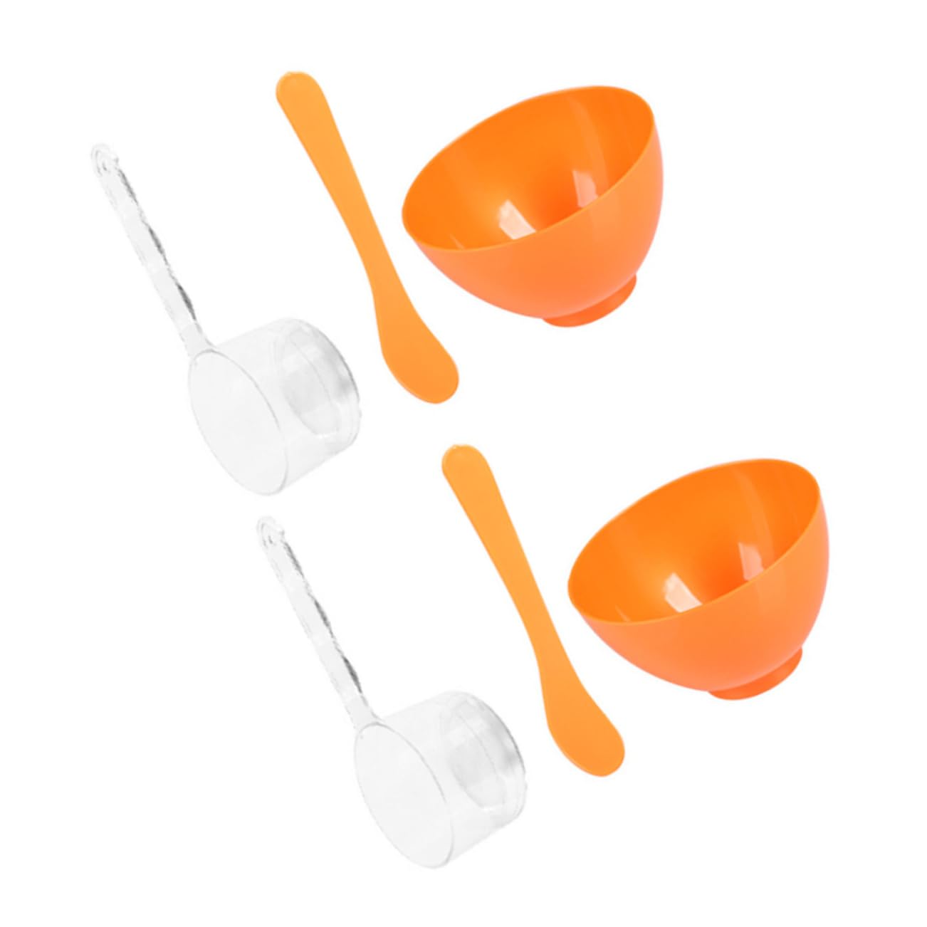 Baluue 3-Piece Gold Facial Mask Bowl Set with Spatula & Measuring Cup - Professional Skincare Tools for Beauty Salons, Spa Treatments & DIY Home Facials